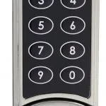 Nimbus Digital Combination Lock in Brush Nickel