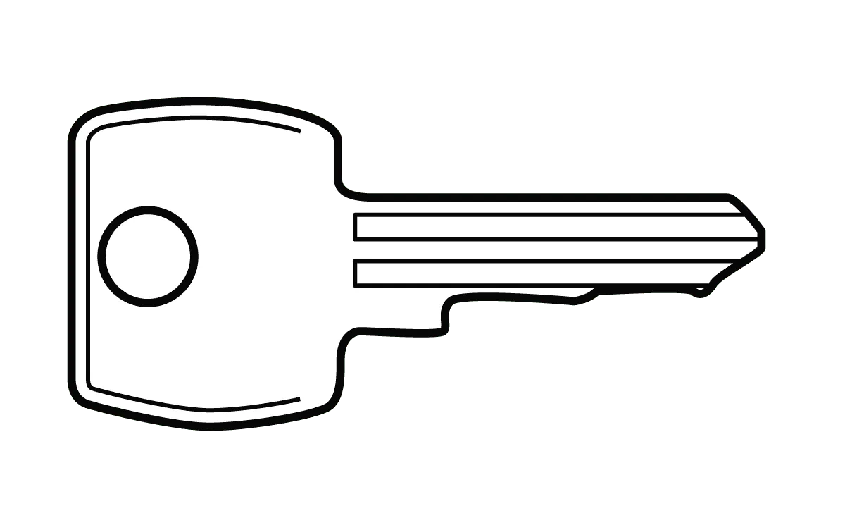 Single Key Cut To Code: Lowe & Fletcher / Bisley Locker Key, Codes 92201-92400