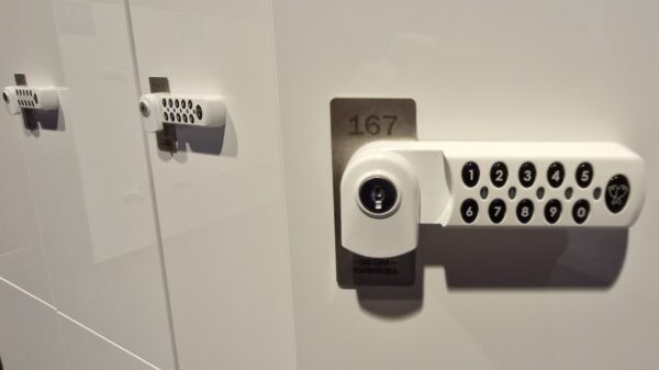3780 Locks on visitor lockers Galeria-Warminska-Shopping-Centre